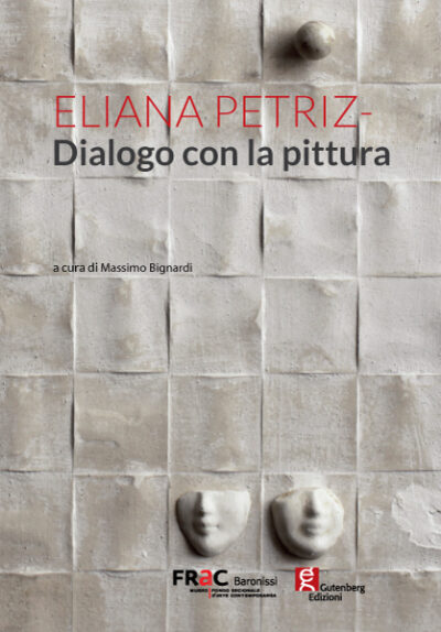 copertina del catalogo d'arte di eliana petrizzi