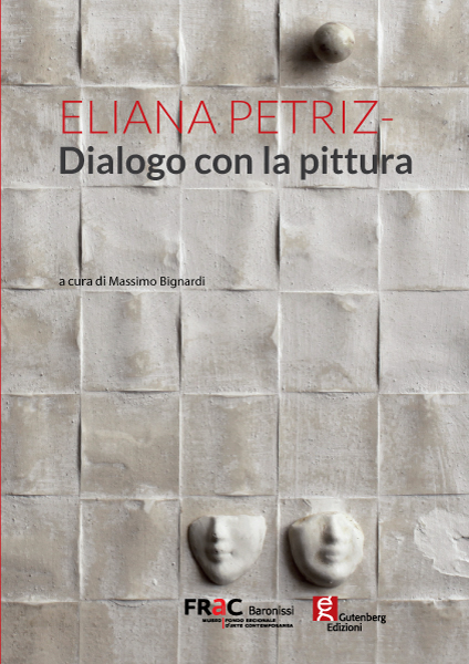 copertina del catalogo d'arte di eliana petrizzi