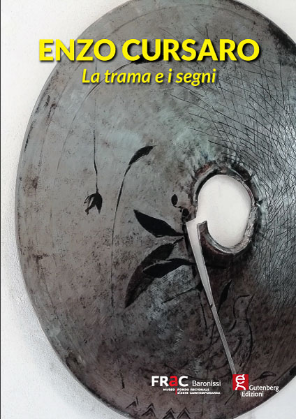 copertina del catalogo d'arte di enzo cursaro