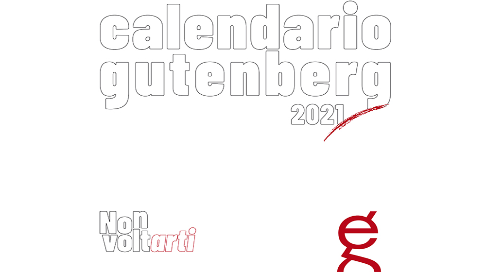 copertina presentazione calendario gutenberg 2021